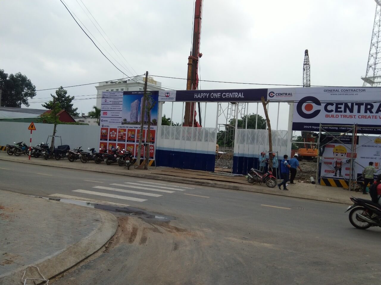 tiến độ happy one central
