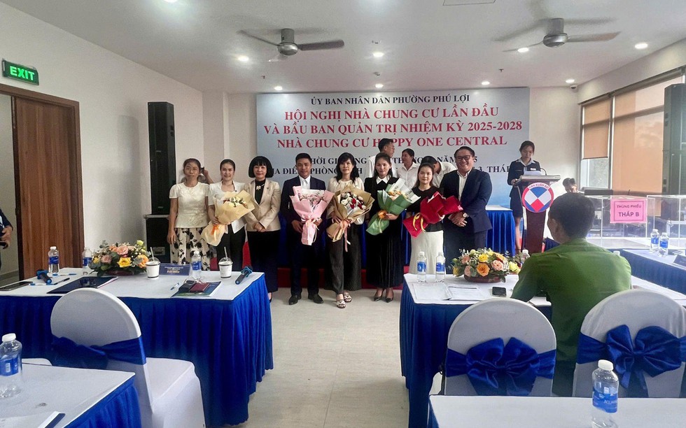 Hoàn thành hội nghị nhà chung cư lần 1 Happy One Central thành công và bầu Ban Quản trị 