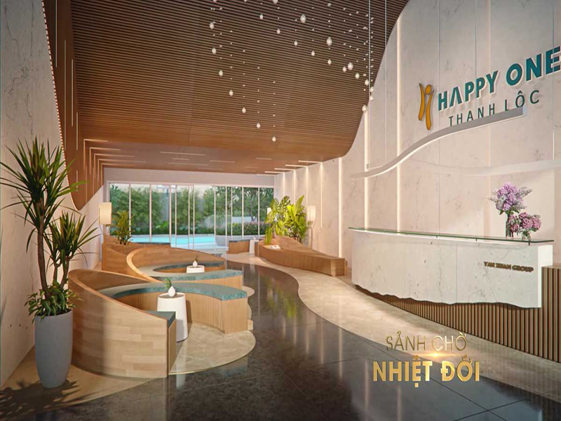 Sảnh chờ nhiệt đới Sảnh chờ nhiệt đới happy one thạnh lộc